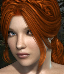 Bridgette Hair by: Anna BenjaminLady LittlefoxRuntimeDNASyyd, 3D Models by Daz 3D