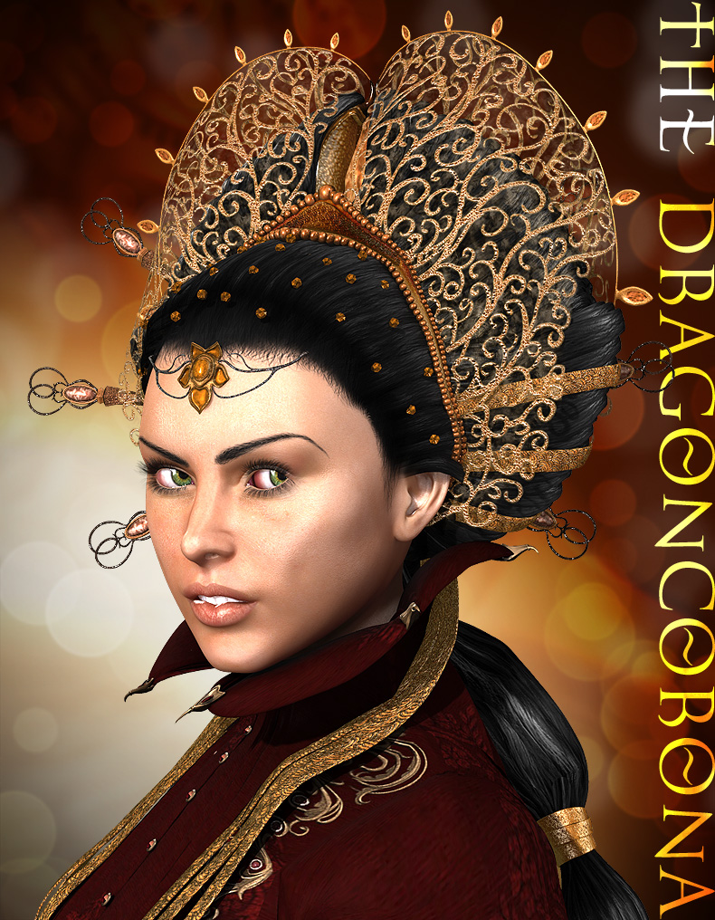The DragonCorona for Victoria 4 by: ArkiRuntimeDNA, 3D Models by Daz 3D