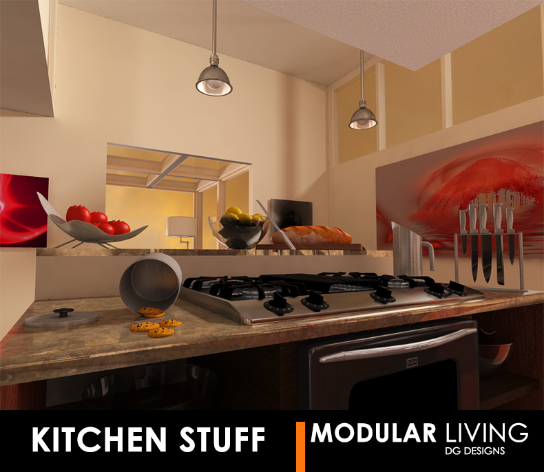 Kitchen Stuff by: dgliddenRuntimeDNA, 3D Models by Daz 3D