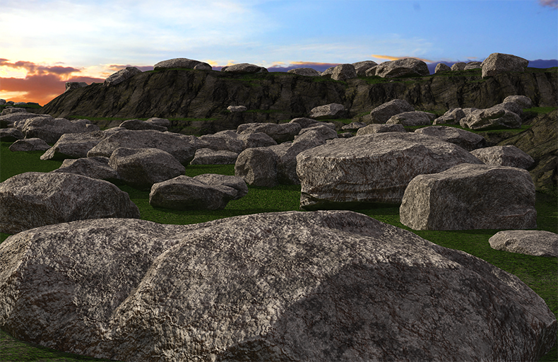 Rough Rock Bundle by: dgliddenRuntimeDNA, 3D Models by Daz 3D