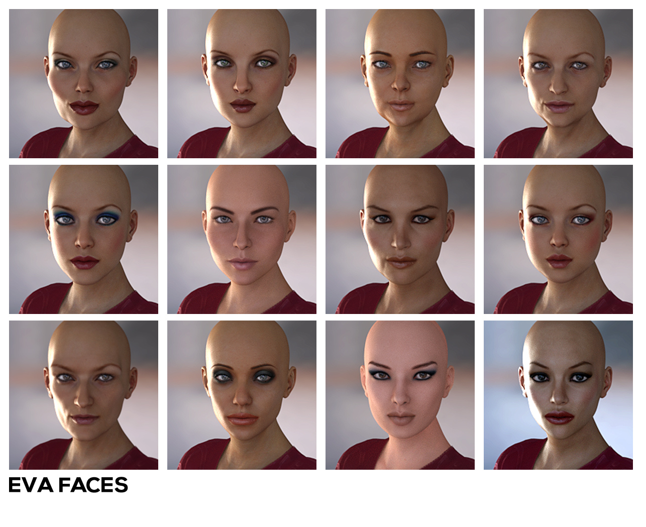 ULTRAGENESIS: Faces of G ULTRAGENESIS: Faces of G by: RuntimeDNASyydTraveler, 3D Models by Daz 3D