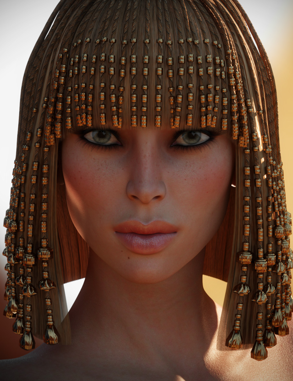 Bast Hair for Genesis 3 Female by: Lady LittlefoxRuntimeDNASyyd, 3D Models by Daz 3D