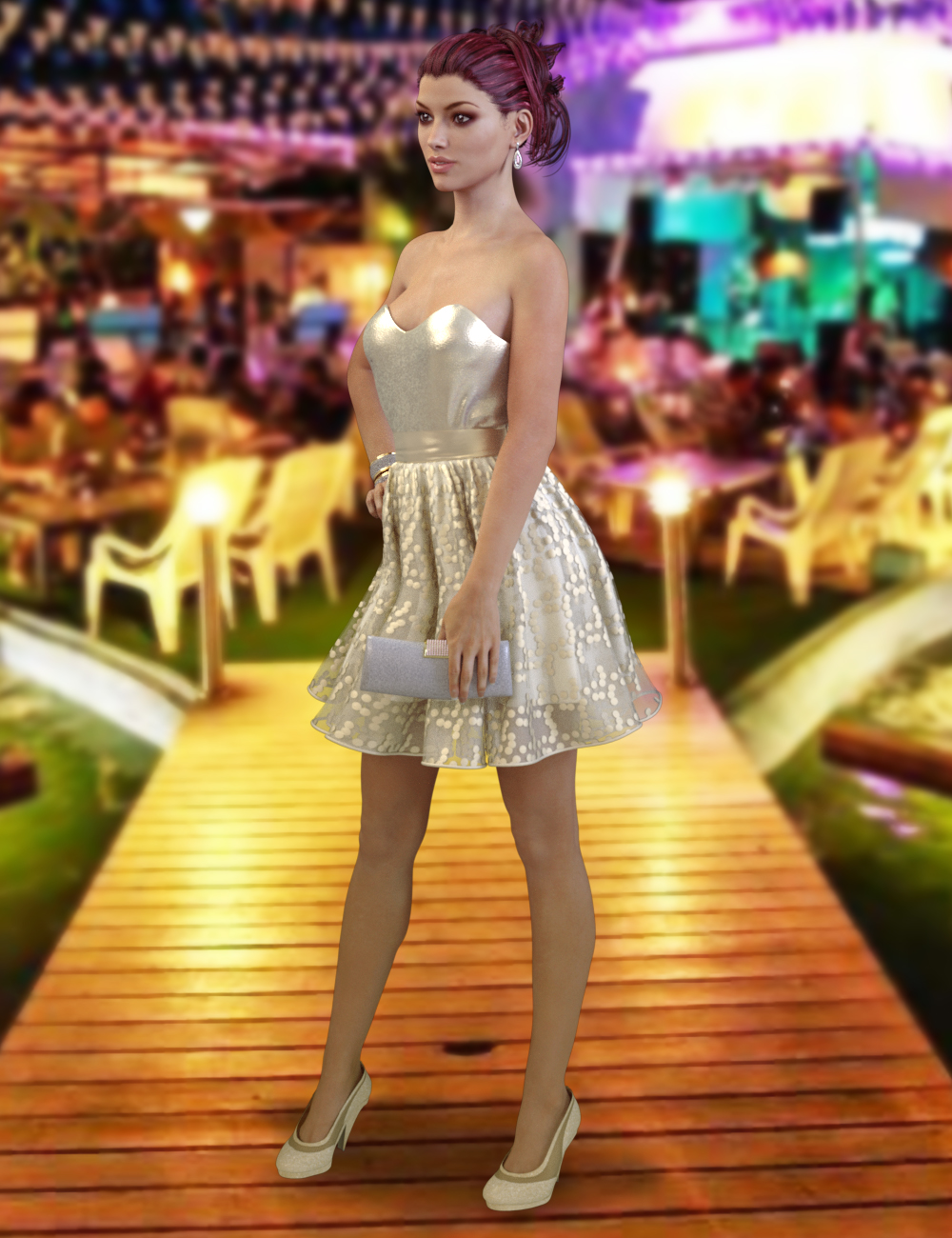 Cocktail Time for Genesis 3 Female(s) by: Blue Rabbit, 3D Models by Daz 3D