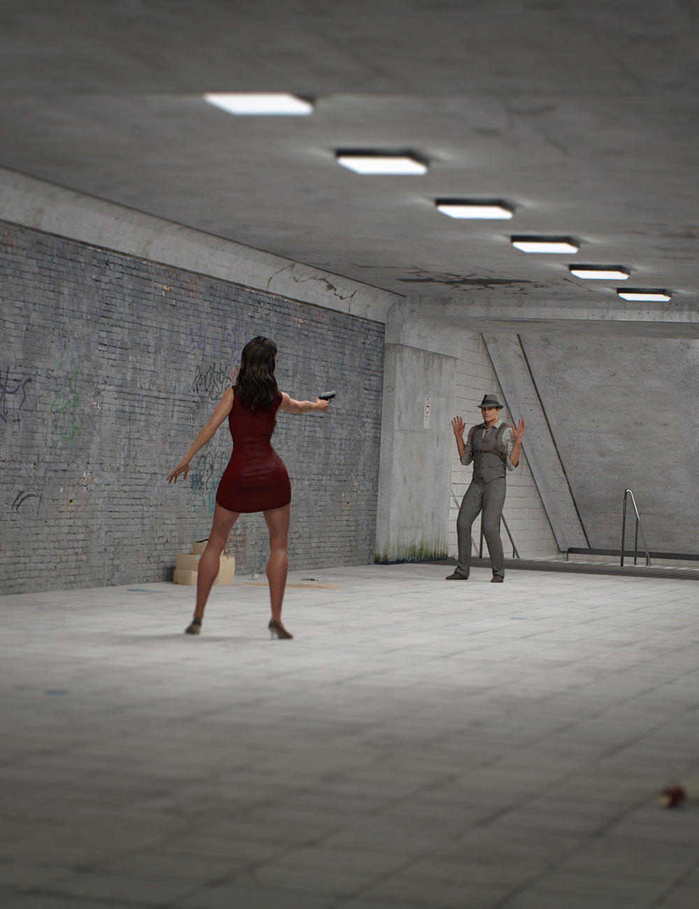 East Ave Tunnel East Ave Tunnel by: , 3D Models by Daz 3D