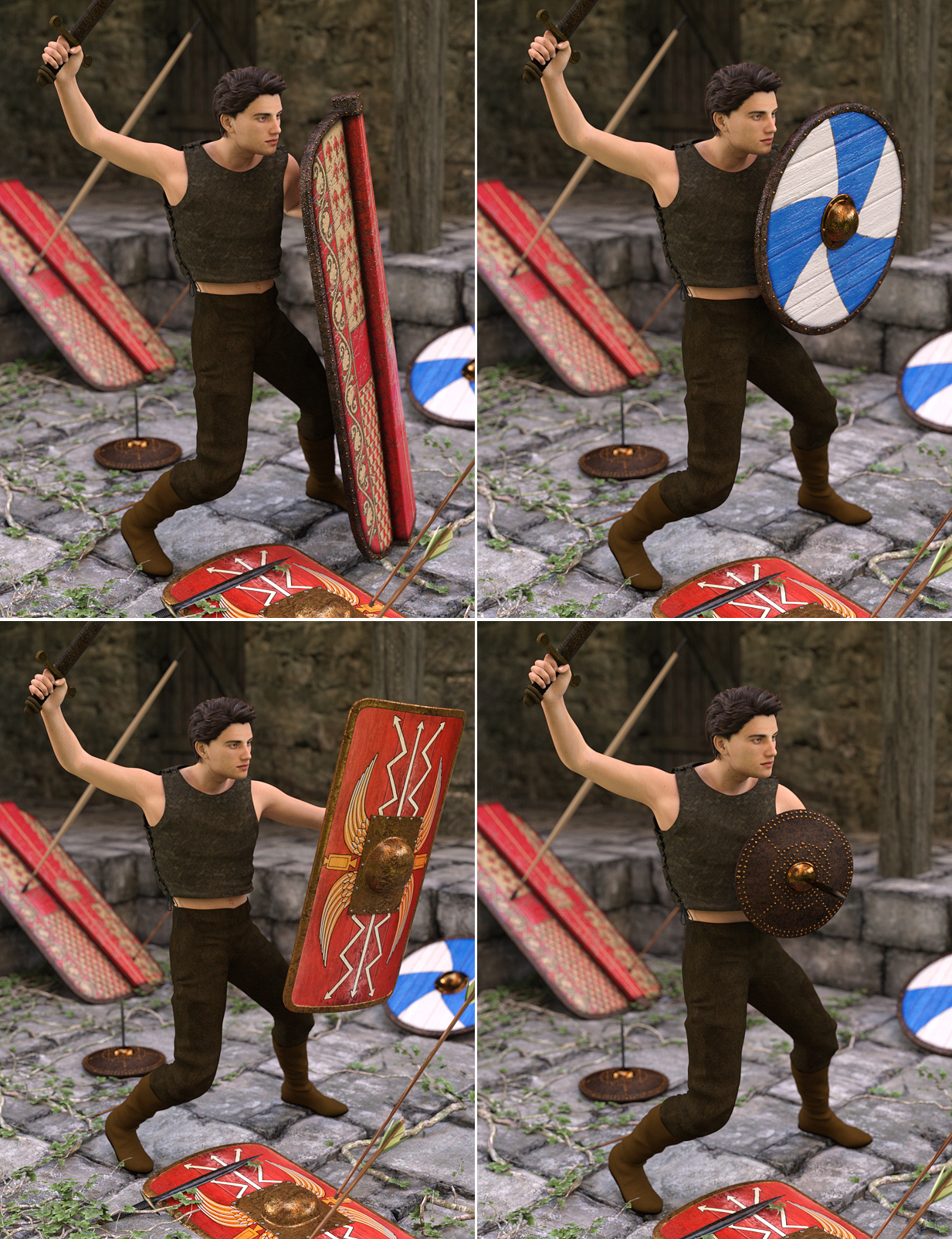 Aegis To War Poses 2 Aegis To War Poses 2 by: FeralFey, 3D Models by Daz 3D