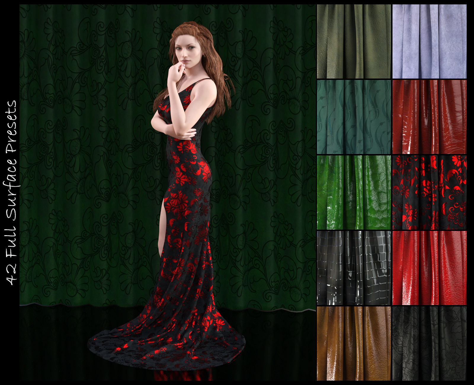DG Iray Surface Builder Leather Suede Velvet Shaders And Merchant Resource Daz 3D