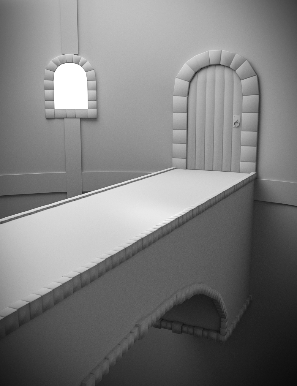 Fantasy Tower Bridge Interior by: , 3D Models by Daz 3D