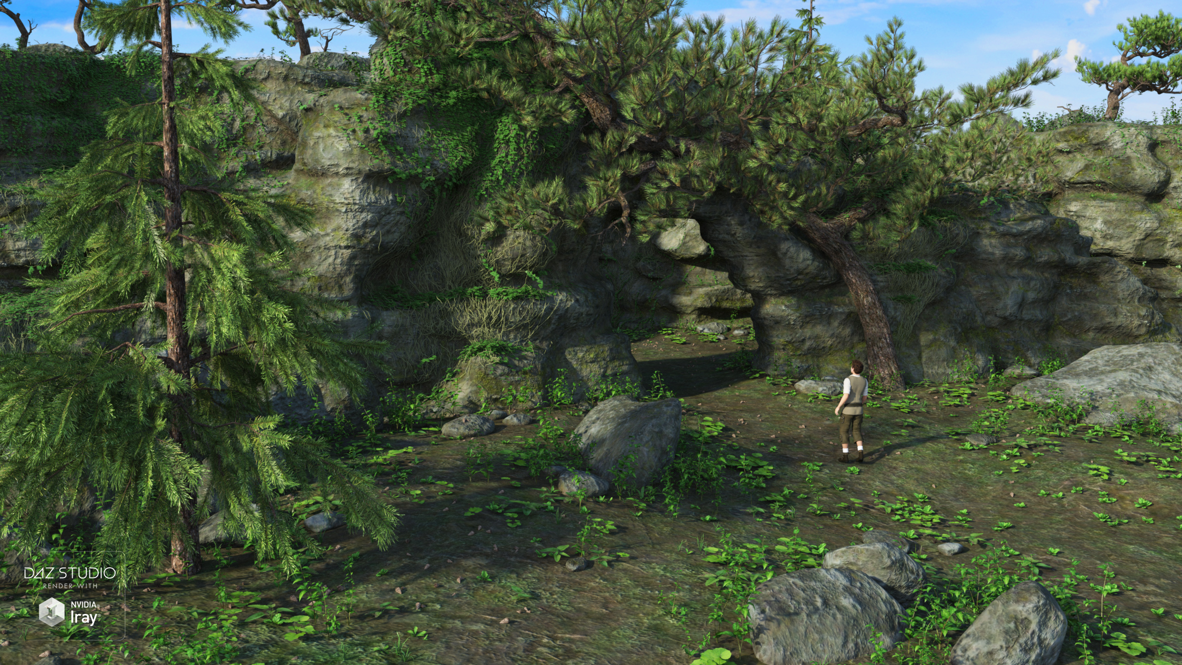 Nature - Green Canyon Nature - Green Canyon by: Andrey Pestryakov, 3D Models by Daz 3D