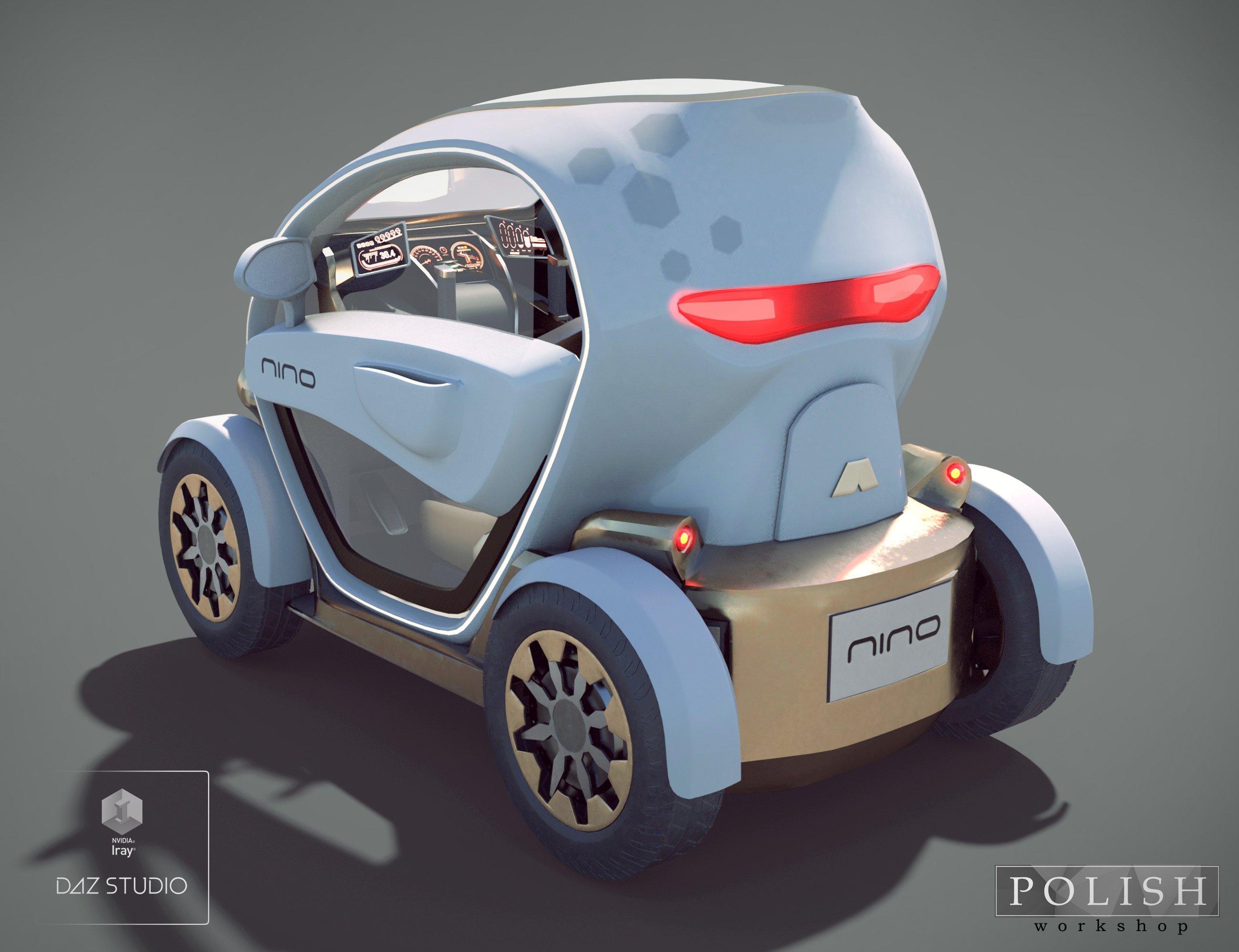 Mini Car Nino | Daz 3D