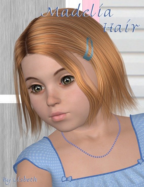 Madelia Hair by: Lisbeth N, 3D Models by Daz 3D