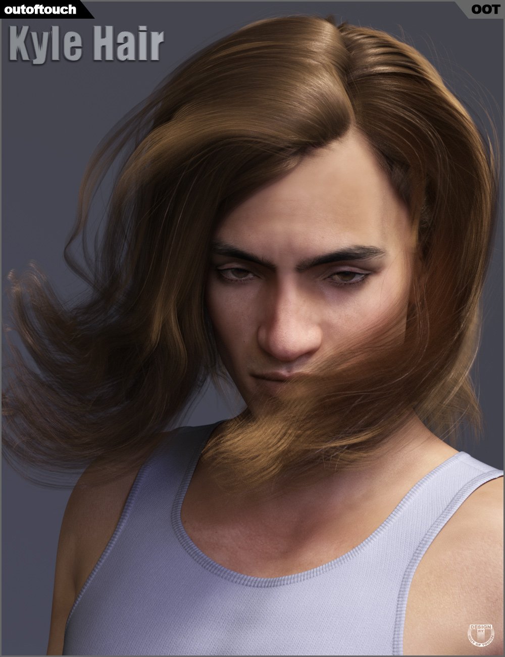 Kyle Hair by: outoftouch, 3D Models by Daz 3D