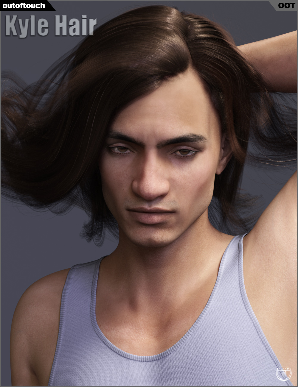 Kyle Hair by: outoftouch, 3D Models by Daz 3D