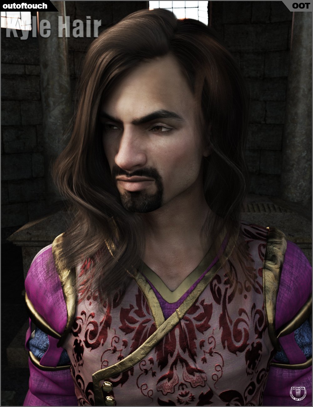 Kyle Hair Kyle Hair by: outoftouch, 3D Models by Daz 3D