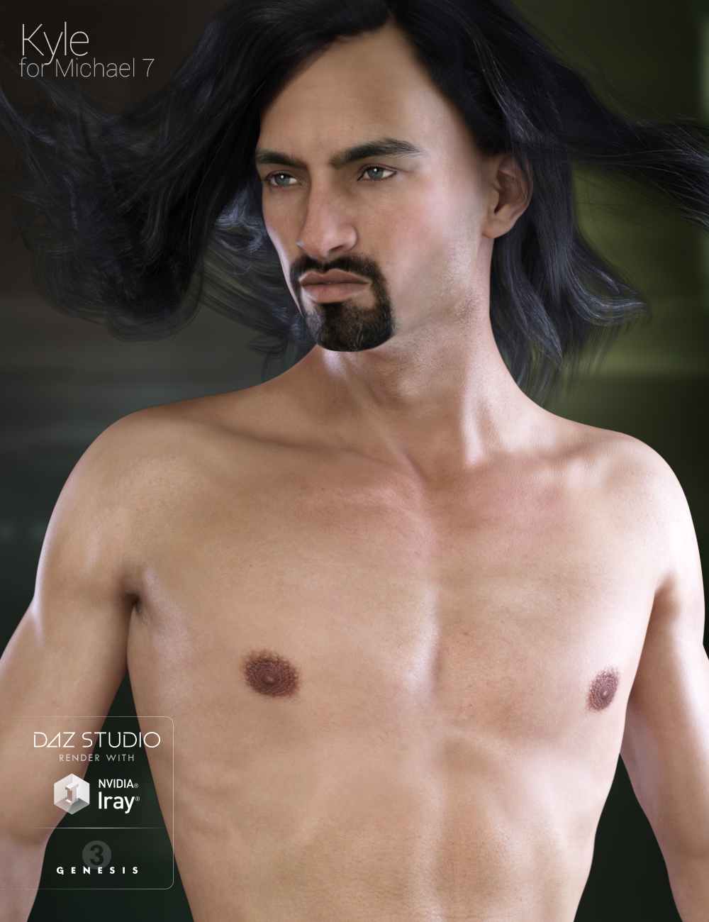 Kyle HD for Michael 7 by: Raiya, 3D Models by Daz 3D