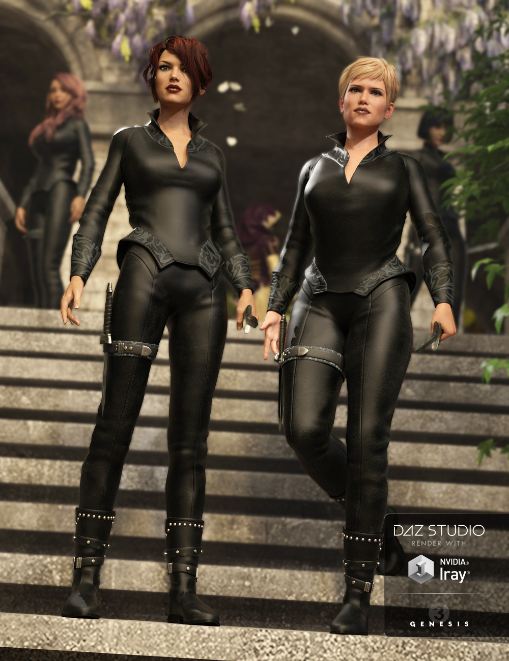 Umbris Outfit for Genesis 3 Female(s) by: , 3D Models by Daz 3D