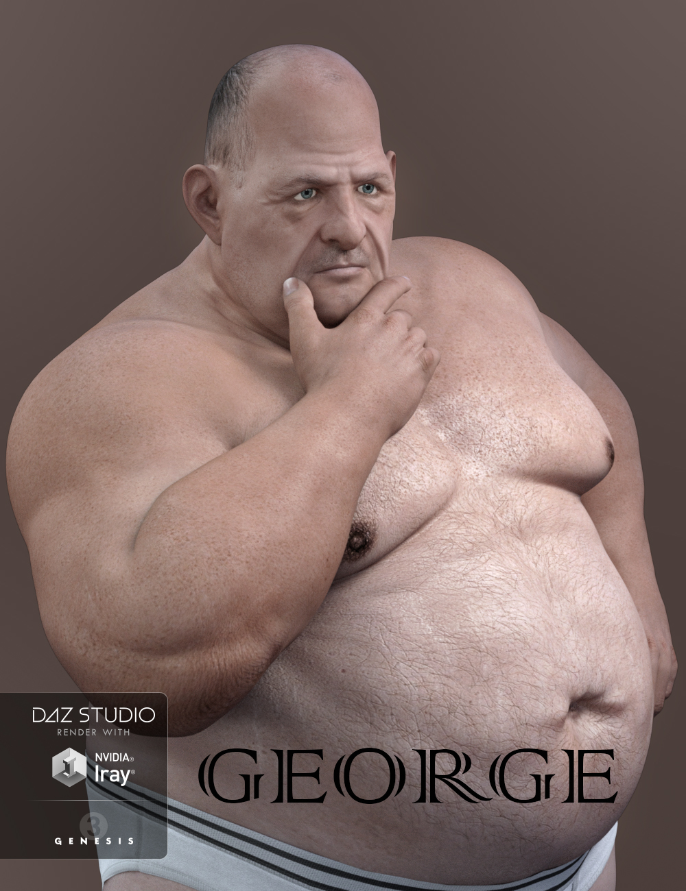 George HD for Genesis 3 Male(s) by: Deepsea, 3D Models by Daz 3D