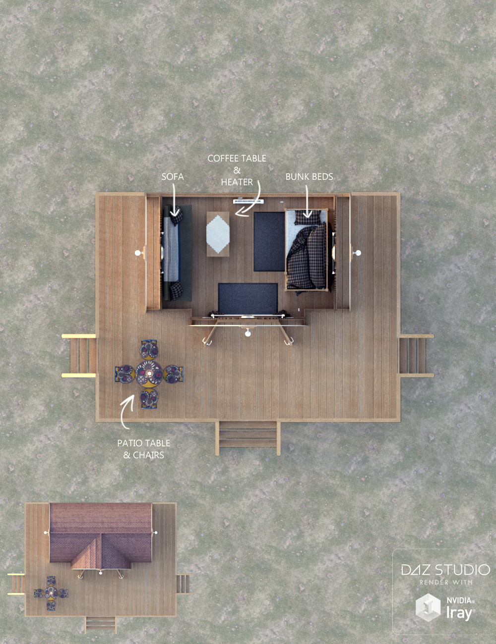 Luxury Camping Snug by: David BrinnenForbiddenWhispers, 3D Models by Daz 3D