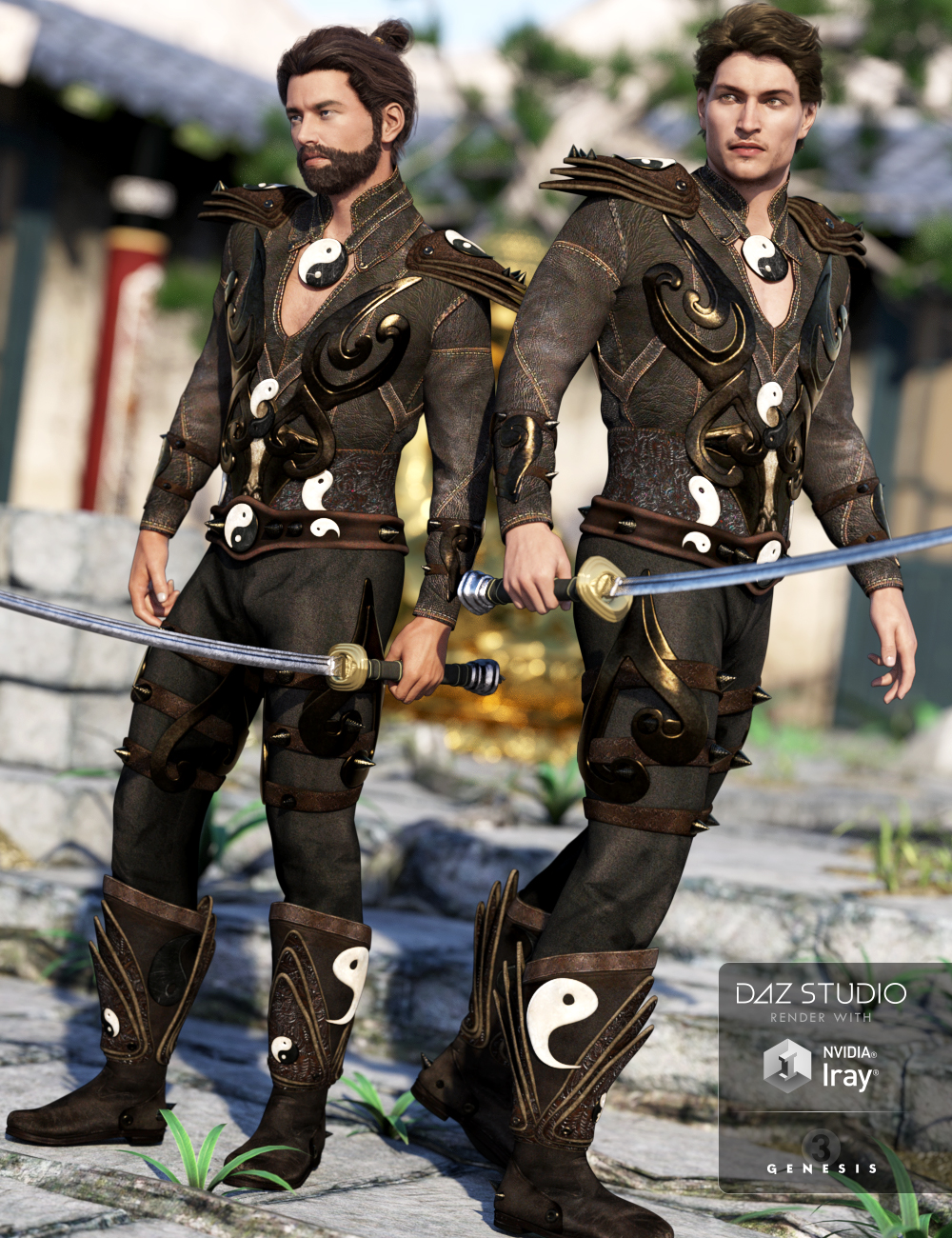 Mercurial Guardian Outfit for Genesis 3 Male(s) by: NikisatezSarsa, 3D Models by Daz 3D