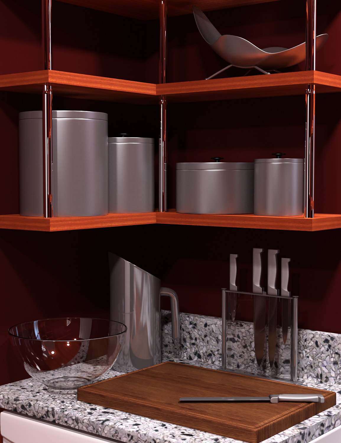 Kitchen Accessories by: dglidden, 3D Models by Daz 3D