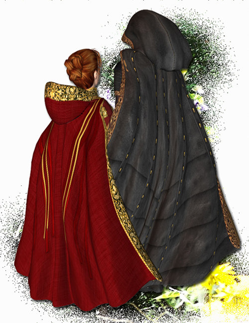 TOA Cloaks Volume 2 by: Frances Coffill, 3D Models by Daz 3D