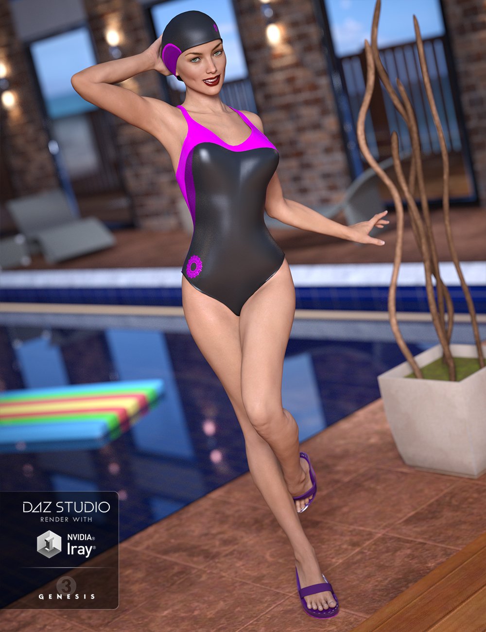 Nathy SwimSuit by: Nathy Design, 3D Models by Daz 3D