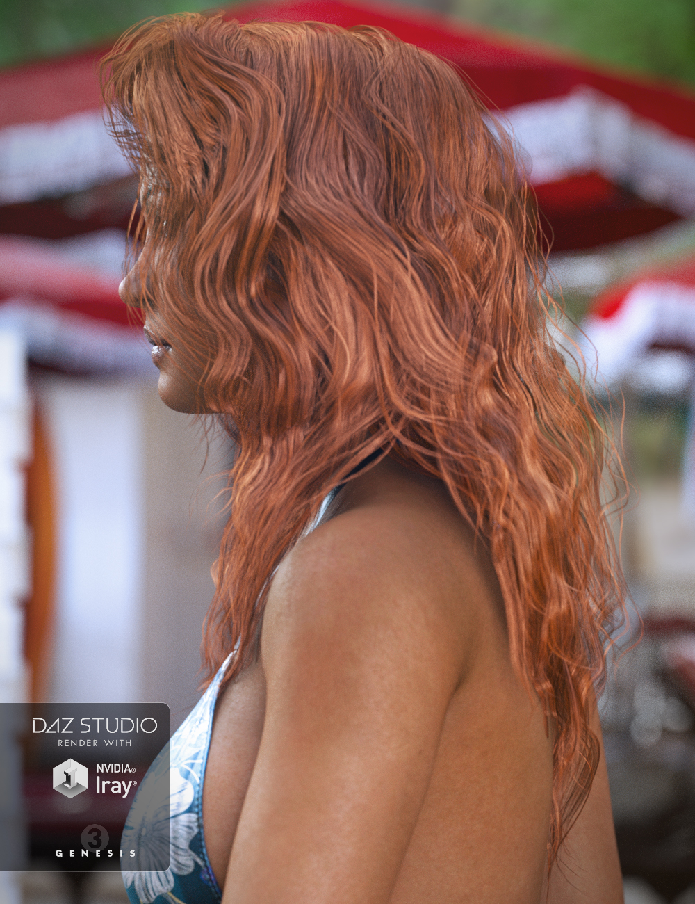 Oleander Hair for Genesis 3 Female(s) by: goldtassel, 3D Models by Daz 3D