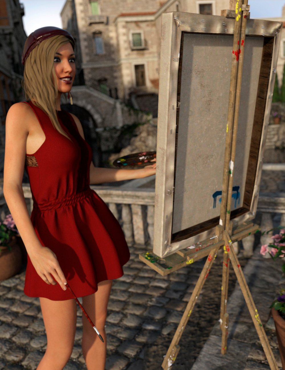 Street Artist for Genesis 3 Female(s) Street Artist for Genesis 3 Female(s) by: Luthbellina, 3D Models by Daz 3D