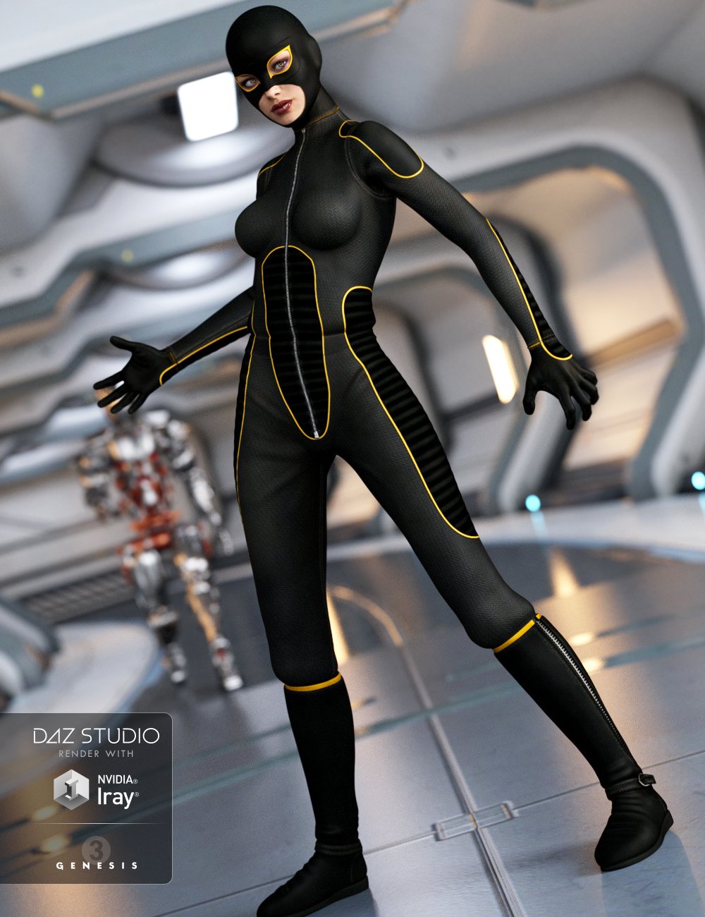 Super Bodysuit for Genesis 3 Female(s)
