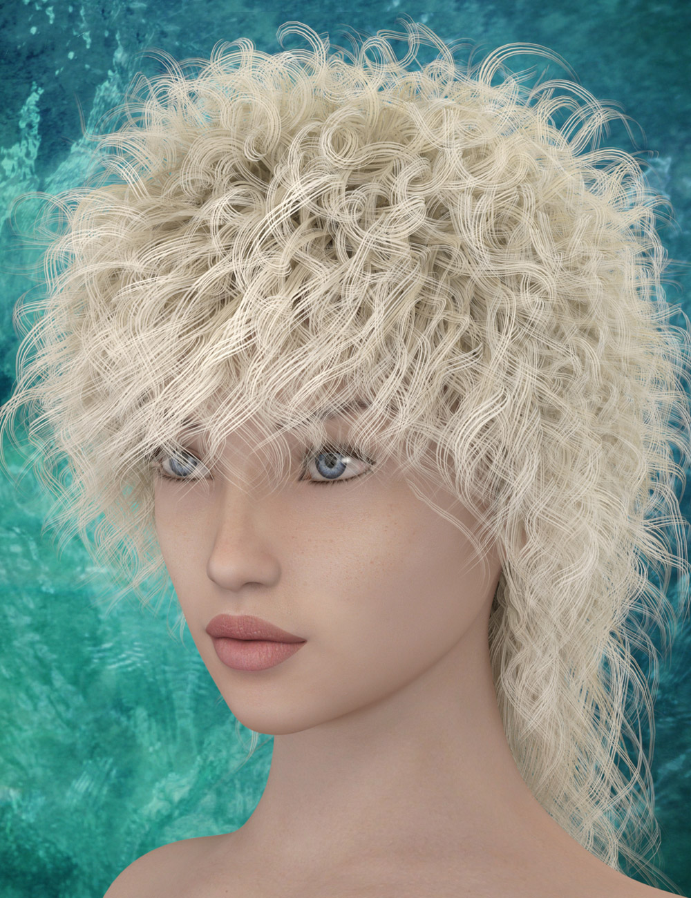Mairia Hair for Genesis 3 Female(s) and Male(s) by: Prae, 3D Models by Daz 3D