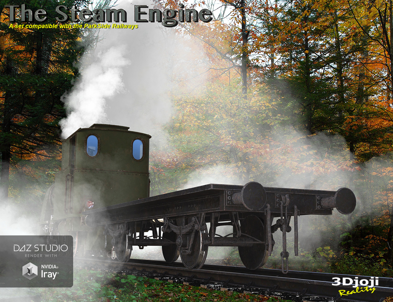 The Steam Engine The Steam Engine by: 3djoji, 3D Models by Daz 3D