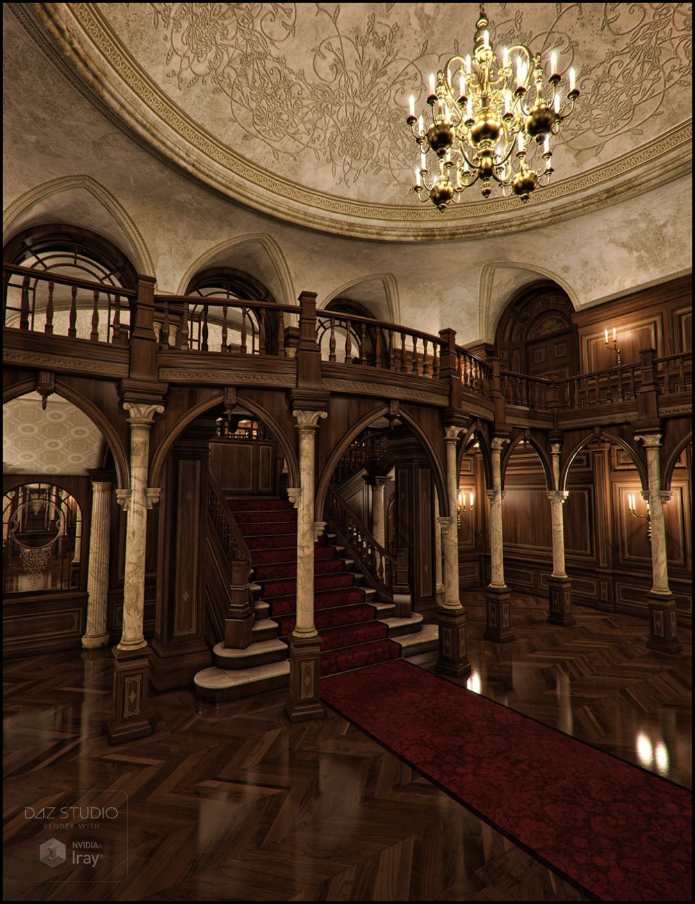 Anderson Hall Iray Addon by: Jack Tomalin, 3D Models by Daz 3D