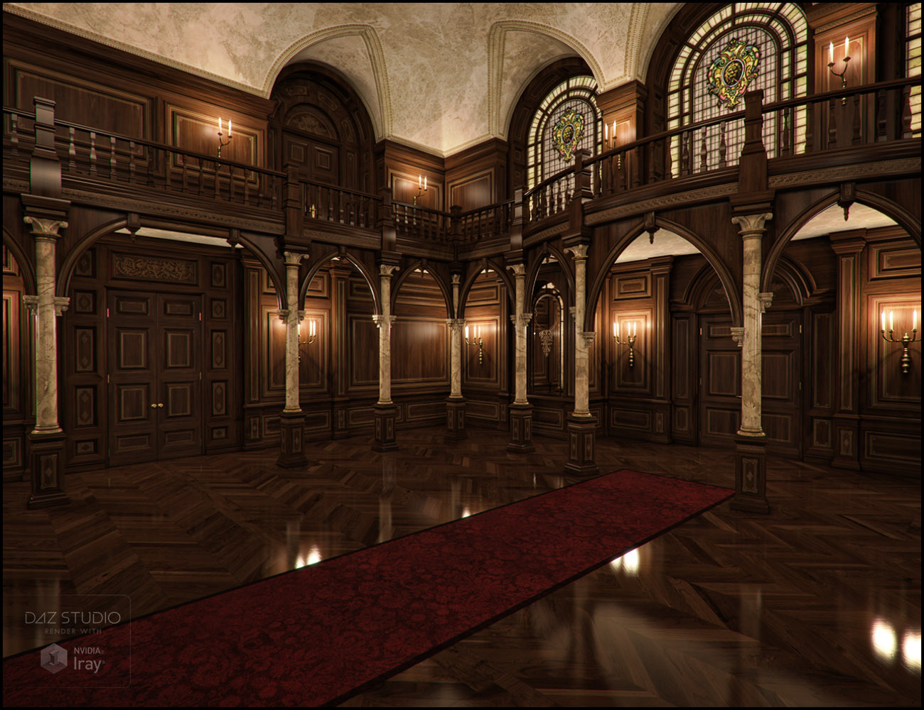Anderson Hall Iray Addon by: Jack Tomalin, 3D Models by Daz 3D
