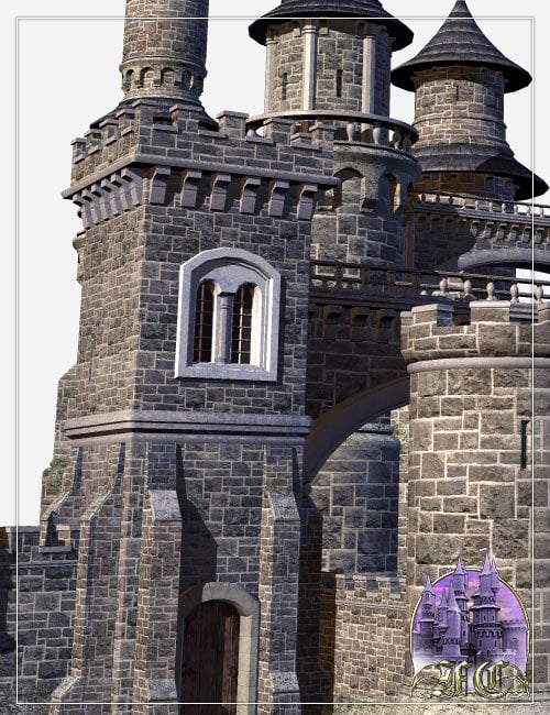Fairytale Collection -- Fantasy Castle by: , 3D Models by Daz 3D