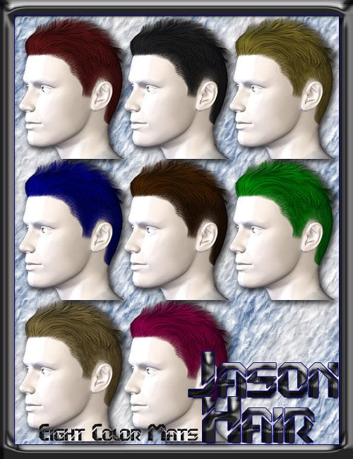 Jason Hair Jason Hair by: GRFK DSGN Unlimited, 3D Models by Daz 3D