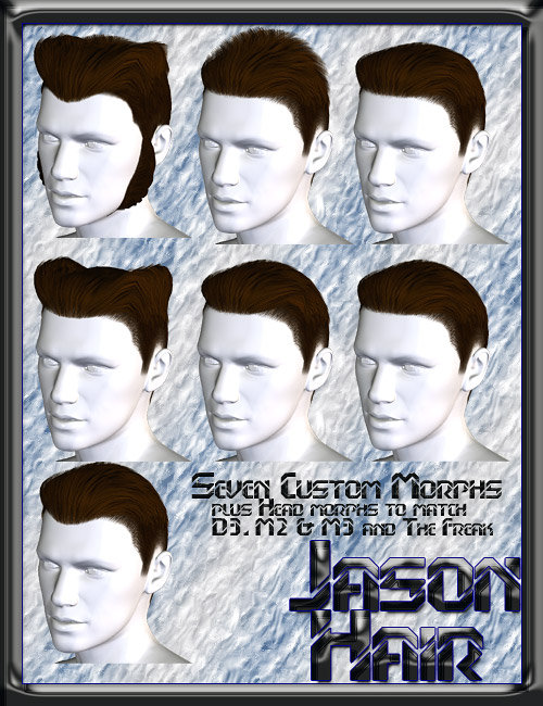 Jason Hair by: GRFK DSGN Unlimited, 3D Models by Daz 3D
