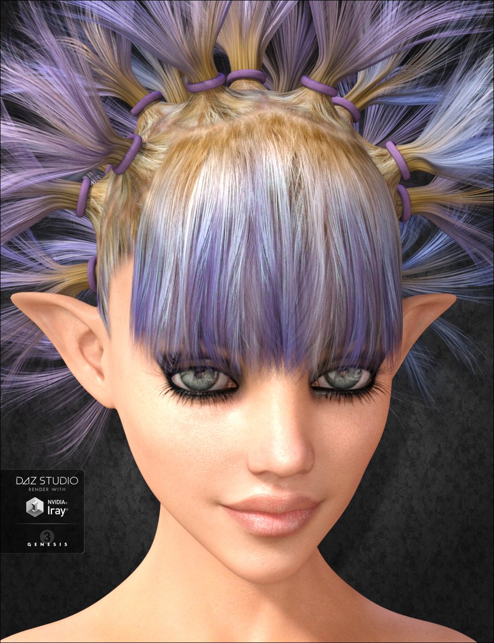 Dandelion Hair Dandelion Hair by: DarkStarBurningMindVision G.D.S., 3D Models by Daz 3D