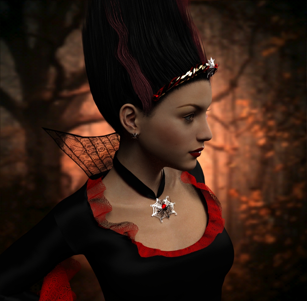 MadBride Jewelry and Hair for Genesis 3 Female(s) by: Neftis3D, 3D Models by Daz 3D