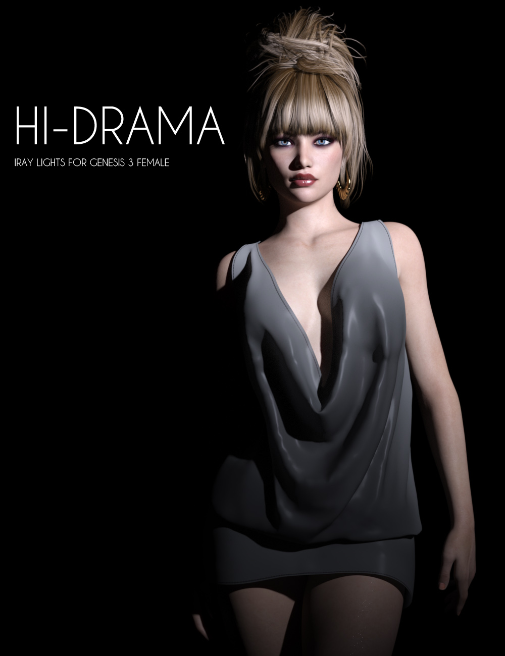 Hi-Drama Iray Lights by: vyktohria, 3D Models by Daz 3D