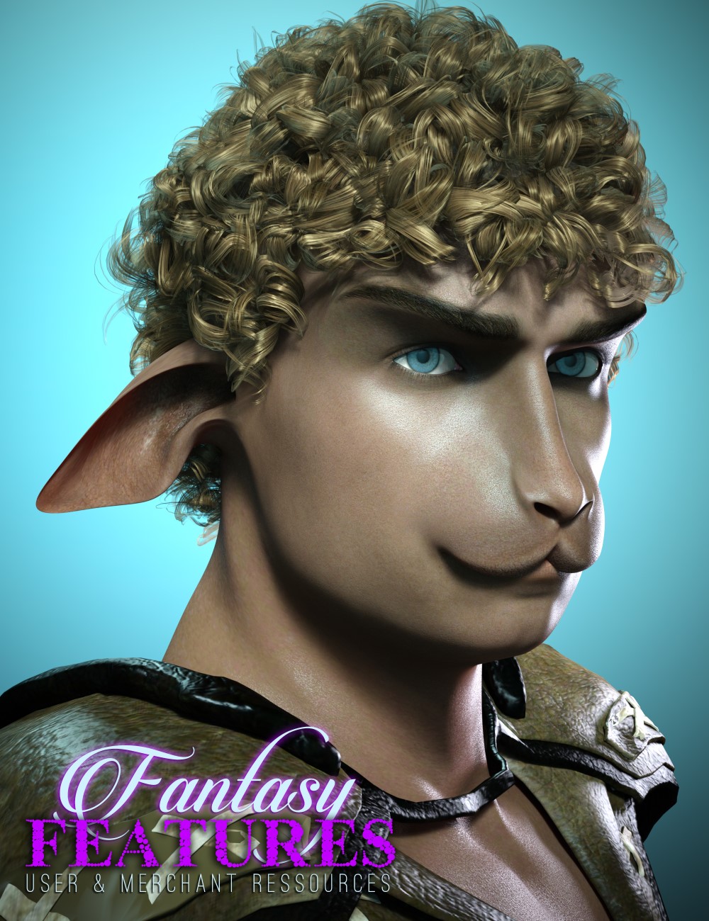 Fantasy Features for Genesis 3 Male(s) by: Cake One, 3D Models by Daz 3D