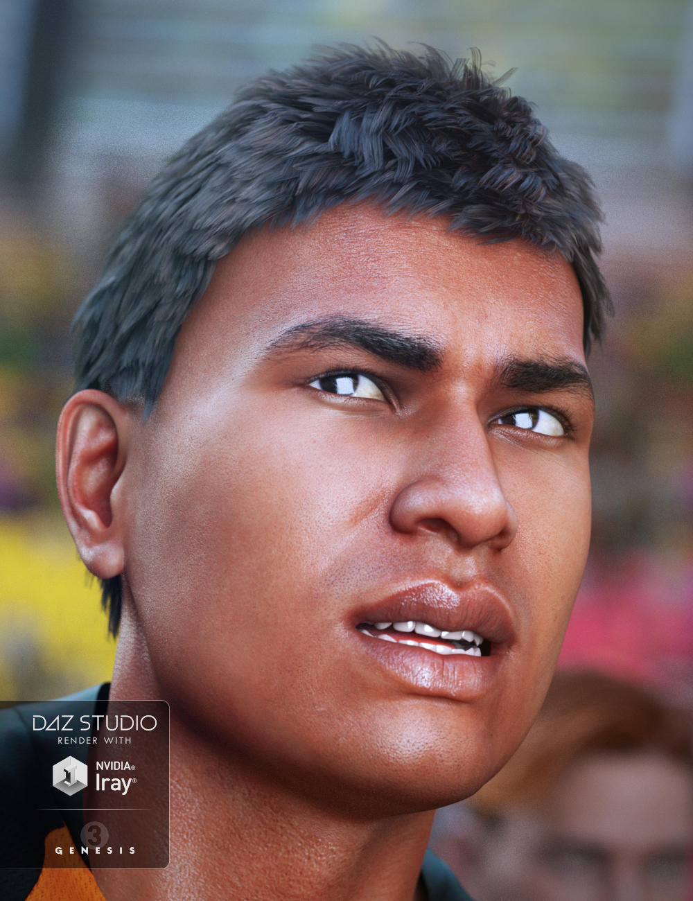 JayBird Hair for Genesis 3 Male(s)