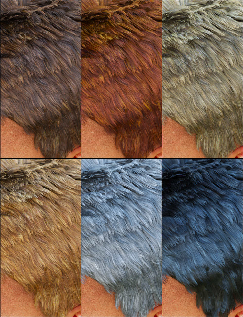 JayBird Hair for Genesis 3 Male(s) by: goldtassel, 3D Models by Daz 3D