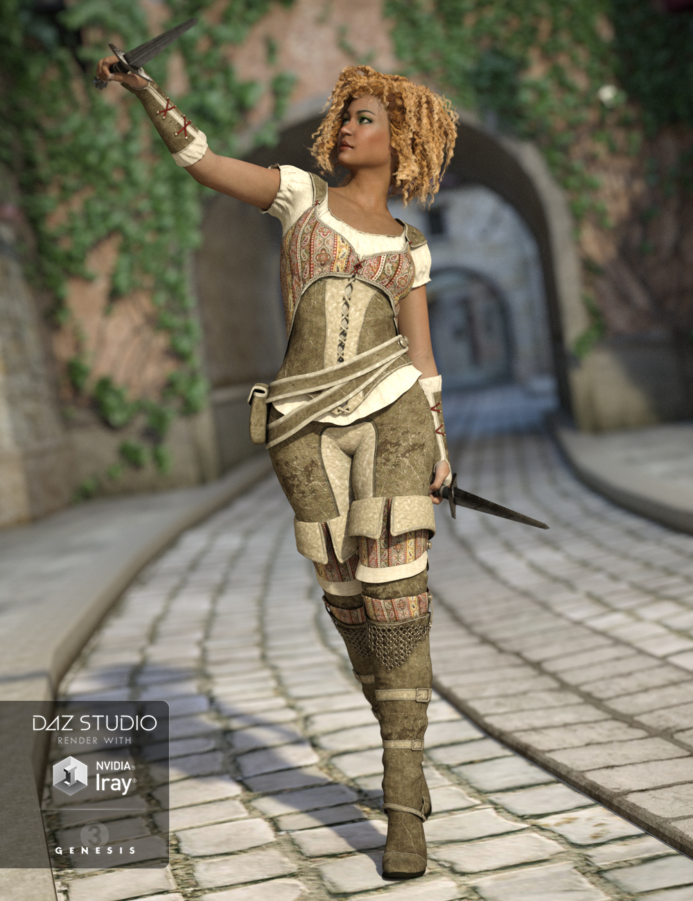 Shameless Rogue Outfit Textures Shameless Rogue Outfit Textures by: Sarsa, 3D Models by Daz 3D