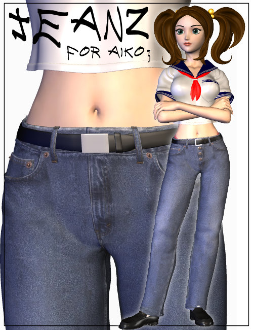 JeanZ for Aiko 3 by: the3dwizard, 3D Models by Daz 3D
