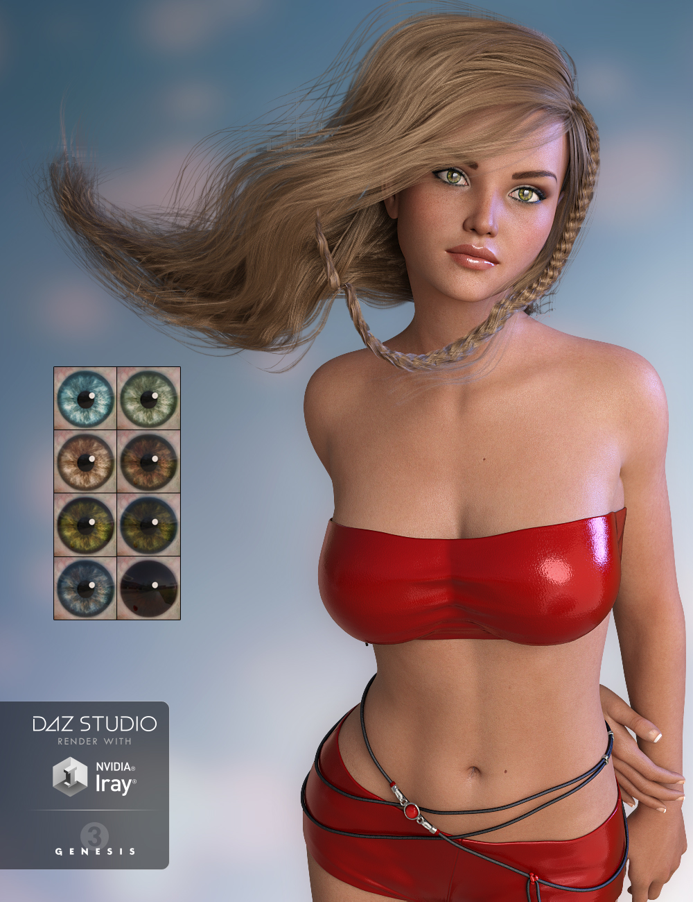 GDN3A Eliza for Genesis 3 Female by: Valery3D3anson, 3D Models by Daz 3D