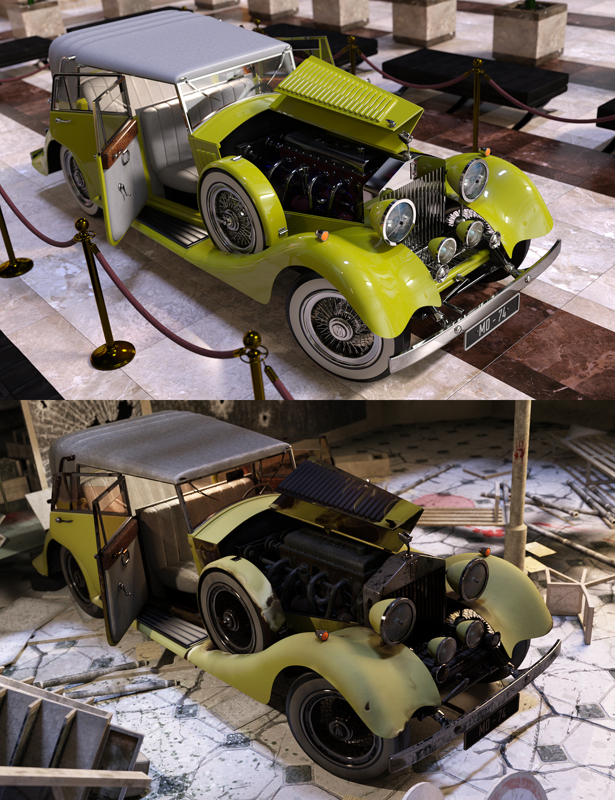 Car Mark Iray by: Dumor3Dpetipet, 3D Models by Daz 3D