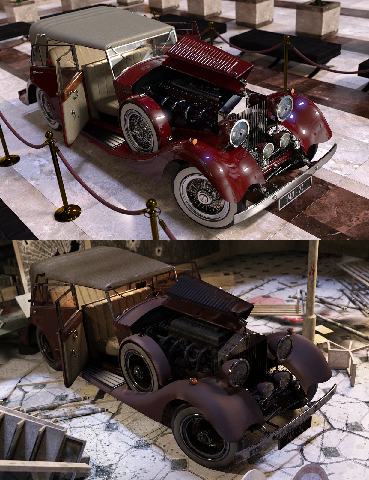 Car Mark Iray by: Dumor3Dpetipet, 3D Models by Daz 3D