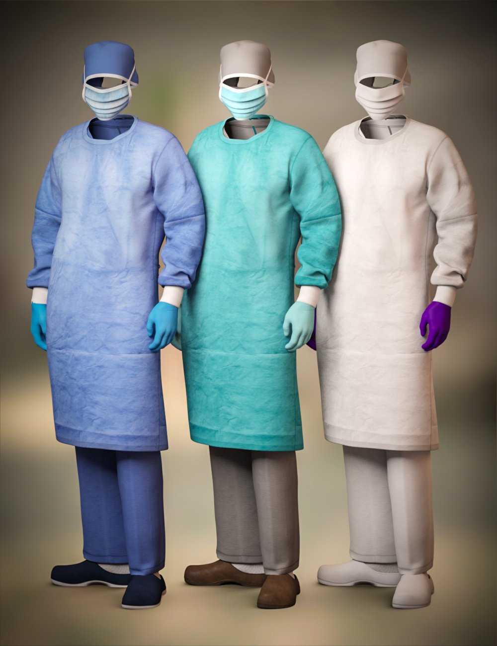 H&C Medical Scrubs Set for Genesis 3 Male(s) H&C Medical Scrubs Set for Genesis 3 Male(s) by: IH KangSarsa, 3D Models by Daz 3D
