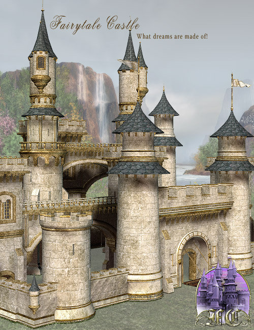Fairytale Collection - Fairytale Castle Textures by: LaurieS, 3D Models by Daz 3D