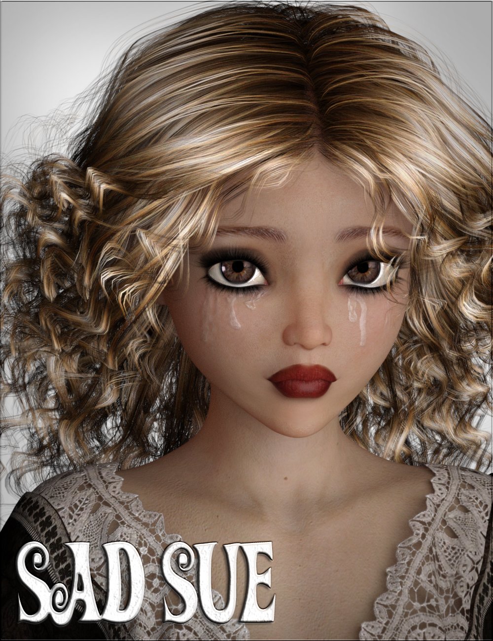 VYK_Sad Sue for Genesis 3 Female by: vyktohria, 3D Models by Daz 3D