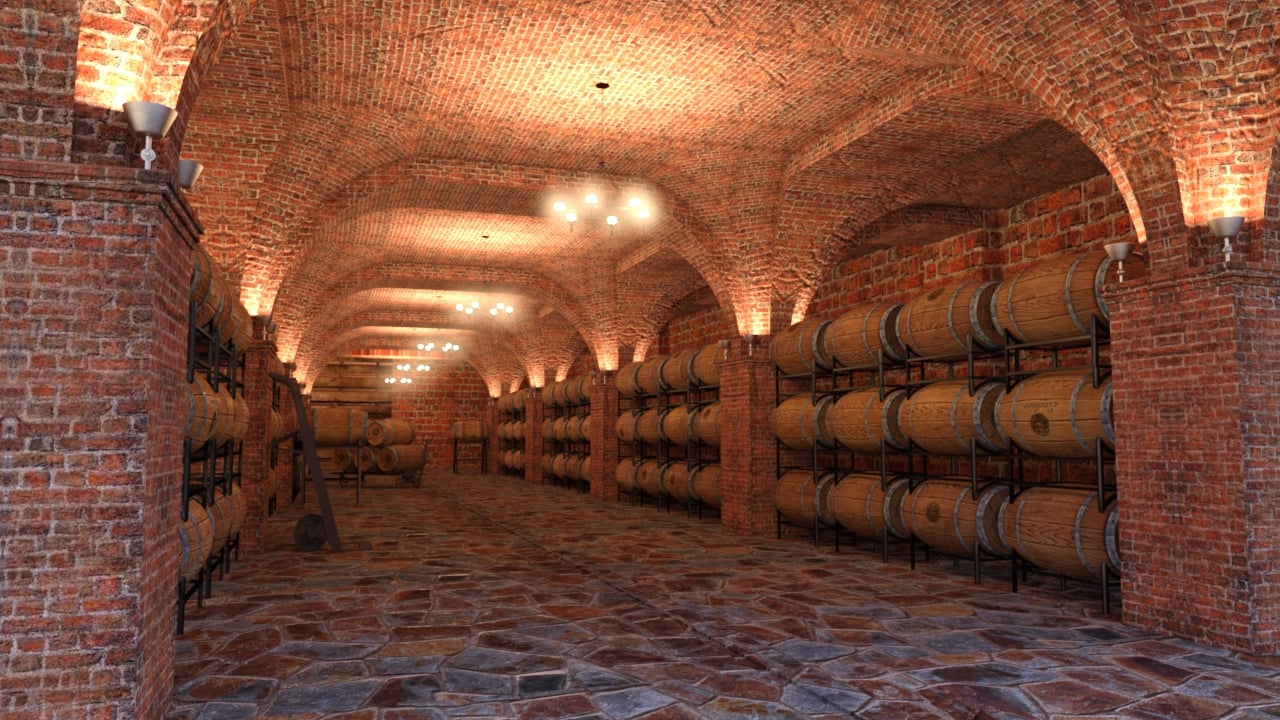 Wine Storage Wine Storage by: PerspectX, 3D Models by Daz 3D